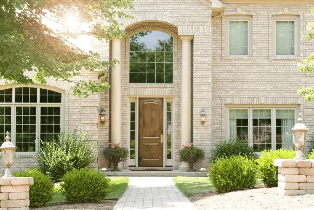Custom Remodelers Inc. installing a patio door on a Twin Cities home